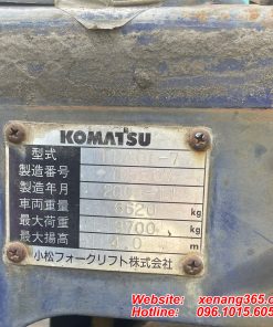 Xe nang dau Komatsu 4 tan FD40T 7 gat gu 4