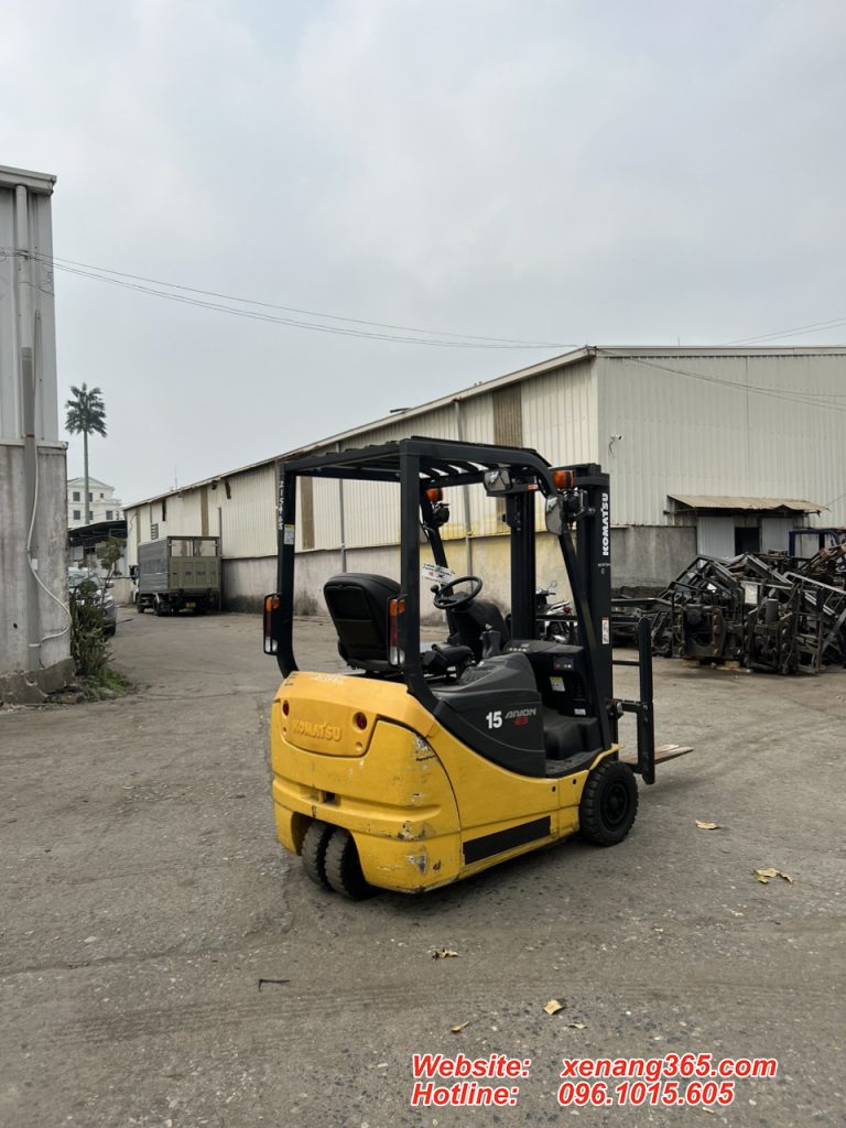 Xe nâng điện 3 bánh 1.5 tấn Komatsu FB15M-12-830849 Xe nâng điện 3 bánh 1.5 tấn