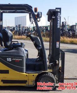 Xe nâng điện 1.5 tấn 3 bánh Komatsu FB15M-12-831862|Giá rẻ|Nhập khẩu Xe nâng điện 3 bánh 1.5 tấn