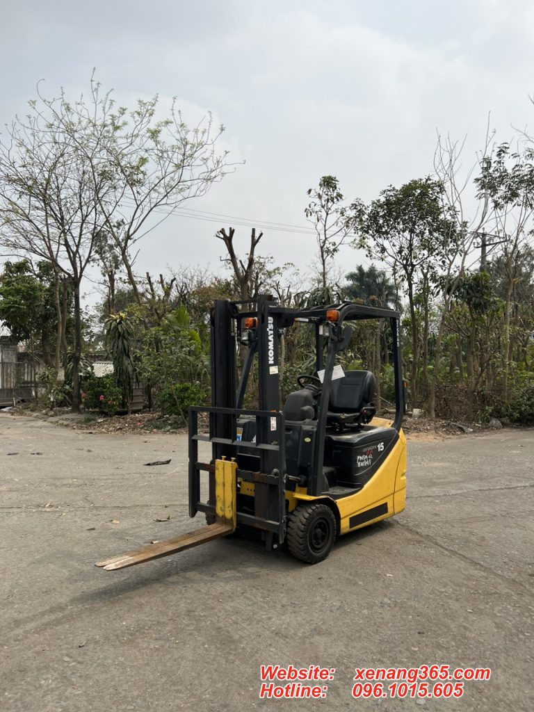 Xe nâng điện 3 bánh 1.5 tấn Komatsu FB15M-12-830849 Xe nâng điện 3 bánh 1.5 tấn