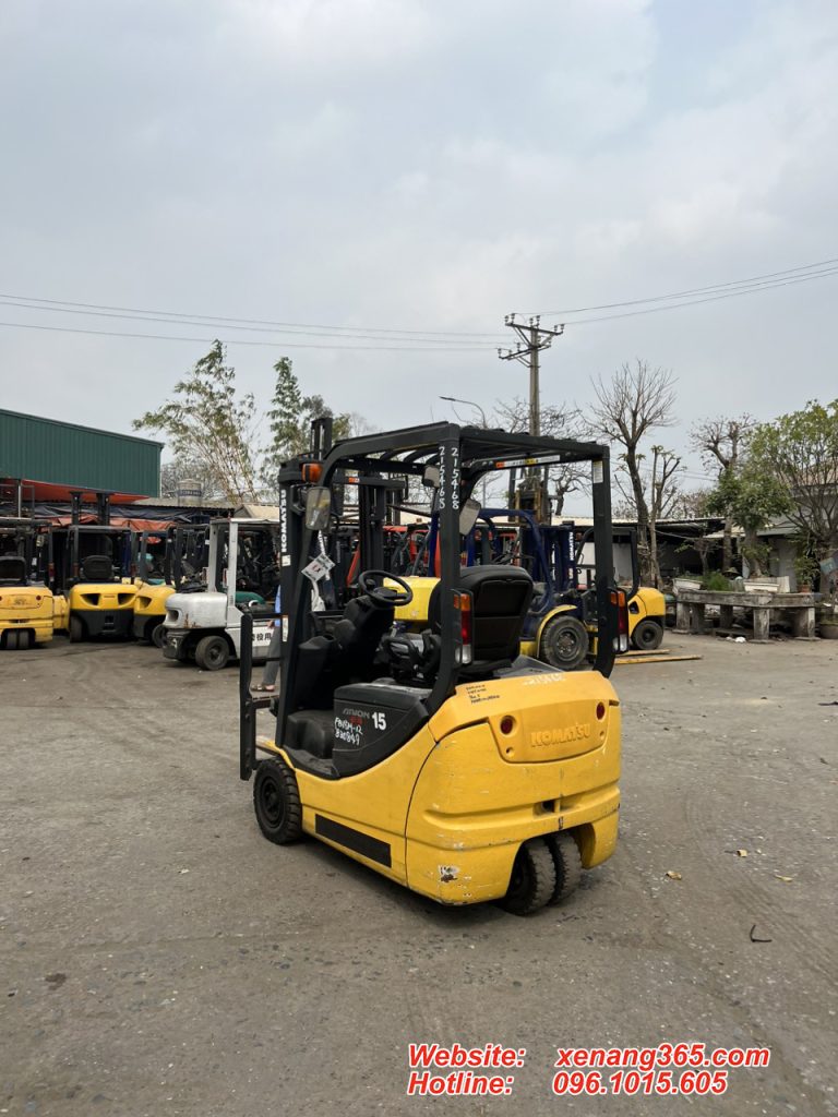 Xe nâng điện 3 bánh 1.5 tấn Komatsu FB15M-12-830849 Xe nâng điện 3 bánh 1.5 tấn
