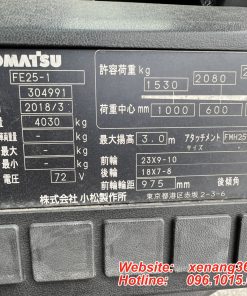 Tem xe nâng FE25-1
