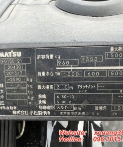 Xe nang xang 15 tan Komatsu FG15C 21 7