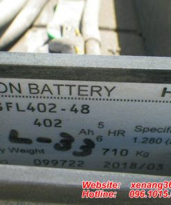Xe nâng điện 1.5 tấn Komatsu FB15-12-853379 Bình ắc quy xe nâng