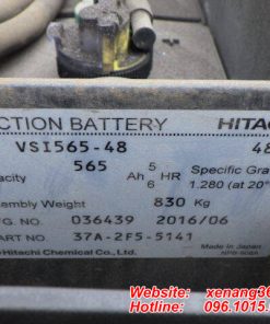 Xe nâng điện 1.5 tấn Komatsu FB15-12-855221 Bình ắc quy xe nâng