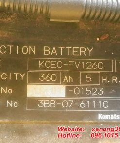 Xe nâng điện Komatsu 2.5 tấn FE25-1-301799 Bình ắc quy