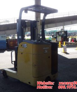 Xe nâng điện đứng lái 1.5 tấn 1.5 tấn Komatsu FB15RL-14-142306 Ảnh sau xe nâng nhật bãi