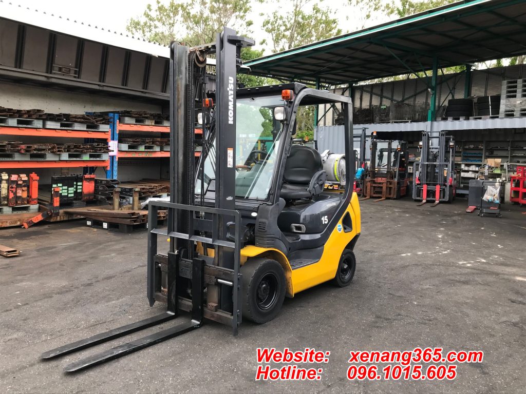 Xe nâng gas 1.5 tấn Komatsu FG15T-20-673251 Mặt trước xe nâng gas 1.5 tấn Komatsu FG15T-20