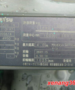 Xe nâng dầu 3 tấn Komatsu FD30C-16-713197 Gật gù Số sàn Xe nâng dầu 3 tấn