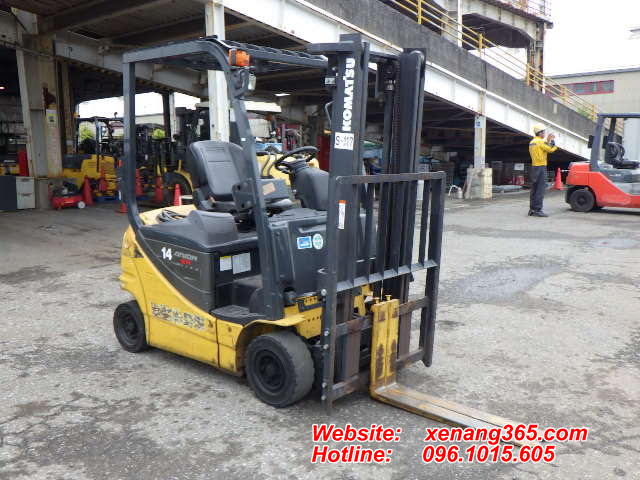 Xe nâng điện 1.4 tấn Komatsu FB14-12-851819 xe nâng Komatsu 1.4 tấn