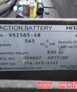 Xe nâng điện 1.4 tấn Komatsu FB14-12-851819 Bình ắc quy 565Ah rất lớn