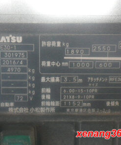 Xe nâng điện 3 tấn Komatsu FE30-1 301975 Xe nâng điện 3 tấn FE30-1