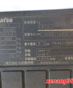 Xe nâng điện 3 tấn Komatsu FE30-1 303420 Xe nâng điện 3 tấn FE30-1