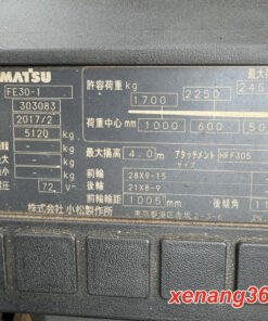 Xe nâng điện 3 tấn Komatsu FE30-1 Gật gù Xe nâng điện 3 tấn FE30-1