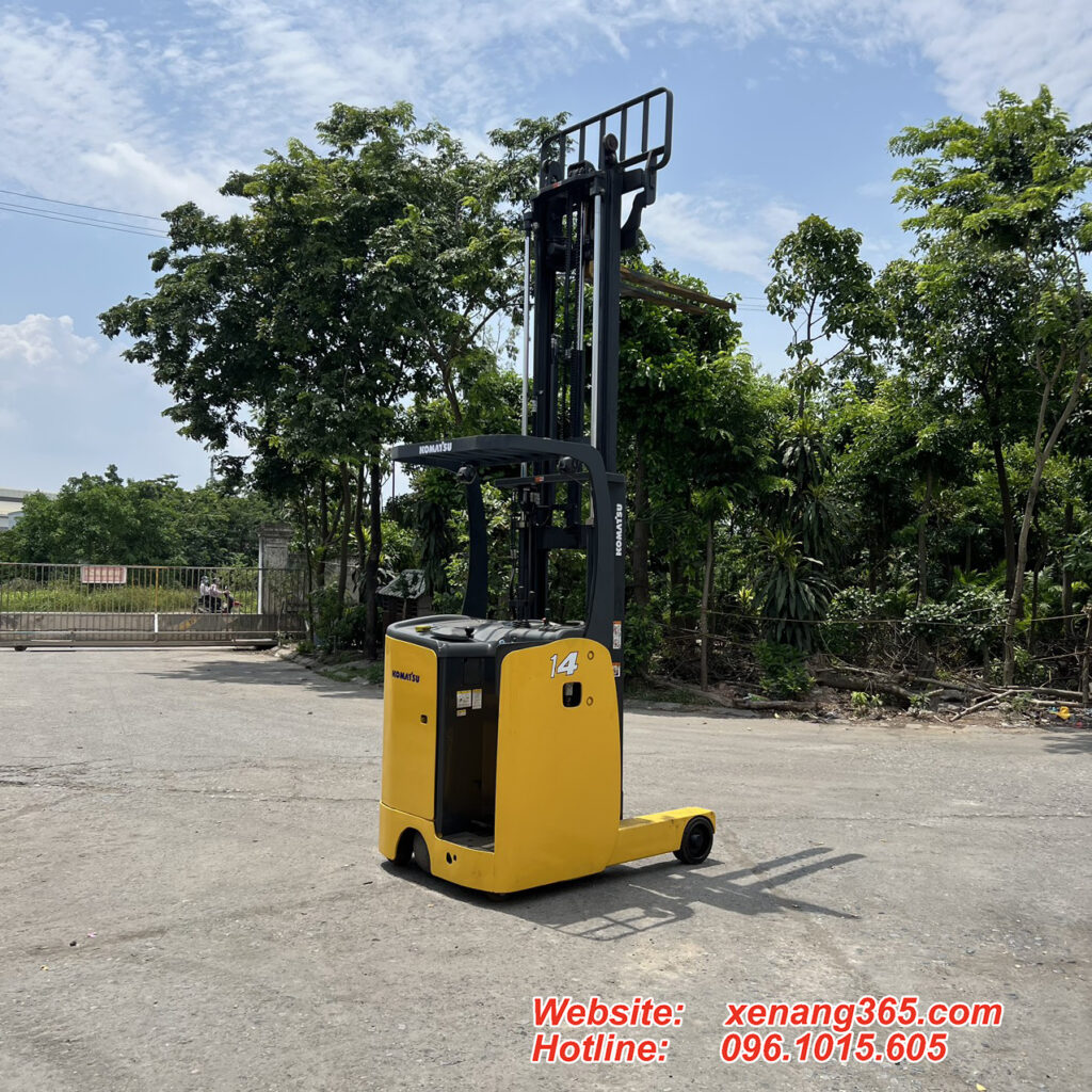 Xe nâng điện đứng lái 1.5 tấn FB14RLF-14 chui công làm việc kho lạnh Xe nâng đứng lái FB14RL-14