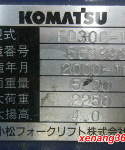 Xe nâng dầu 3 tấn cũ Komatsu FD30C-14 Xe nâng dầu 3 tấn cũ Komatsu FD30C-14