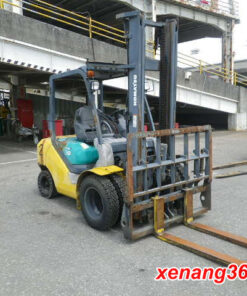 Xe nâng dầu 3 tấn Komatsu FD30HW-16 số sàn gật gù lốp kép|3 ton Diesel forklift Xe nâng dầu 3 tấn Komatsu FD30HW-16