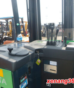 Xe nâng điện 1.3 tấn đứng lái Toyota 7FBR13 cao 5.5m chui công container| Reach truck 1.3 ton Cabin lái