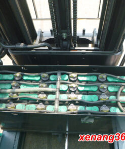 Xe nâng điện 1.3 tấn đứng lái Toyota 7FBR13 cao 5.5m chui công container| Reach truck 1.3 ton Bình ắc quy