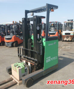 Xe nâng điện đứng lái 1.3 tấn Toyota 7FBR13 chui công|Reach truck 1.3 ton| Đẹp Xe nâng điện 1.3 tấn đứng lái Toyota 7FBR13 chui công