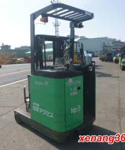 Xe nâng điện đứng lái 1.3 tấn Toyota 7FBR13 chui công|Reach truck 1.3 ton| Đẹp Xe nâng điện 1.3 tấn đứng lái Toyota 7FBR13 chui công