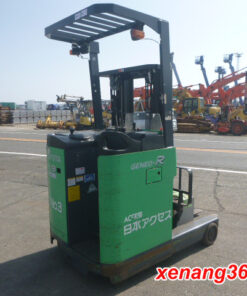 Xe nâng điện đứng lái 1.3 tấn Toyota 7FBR13 chui công|Reach truck 1.3 ton| Đẹp Xe nâng điện 1.3 tấn đứng lái Toyota 7FBR13 chui công