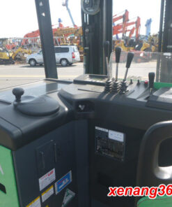 Xe nâng điện đứng lái 1.3 tấn Toyota 7FBR13 chui công|Reach truck 1.3 ton| Đẹp cabin xe nâng đứng lái