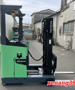 Xe nâng điện đứng lái 1.3 tấn Toyota 8FBR13|Reach truck 1.3 ton| siêu đẹp Xe nâng điện 1.3 tấn đứng lái Toyota 8FBR13