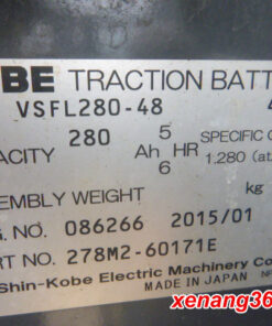 Xe nâng điện đứng lái 1.5 tấn cũ TCM FRHB15-8 Chui container c