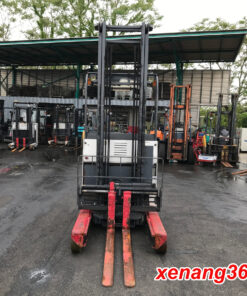 Xe nâng điện đứng lái 1.8 tấn Nichiyu FBRMA18-H75B-450WBAF |Reach truck 1.8 ton Xe nâng điện 1.8 tấn đứng lái Nichiyu FBRMA18-H75B-450WBAF