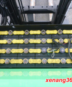 Xe nâng điện đứng lái 1.5 tấn Toyota 8FBR15 cao 4m Bình ắc quy xe nâng điện Toyota 8FBR15