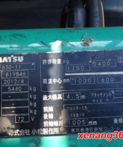 Xe nâng điện 3 tấn Komatsu FB30-11|Electric forklift 3 ton Xe nang dien 3 tan FB30 11 7