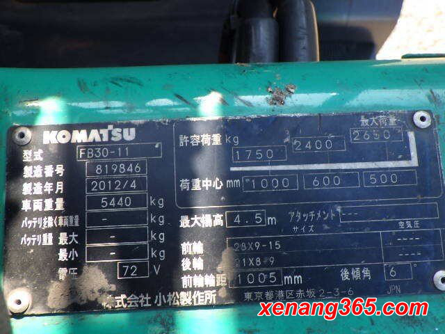 Xe nang dien 3 tan FB30 11 7