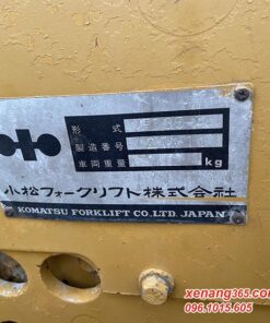 Xe nâng dầu 3.5 tấn Komatsu FD35-4 số sàn gật gù nhập khẩu Nhật Tem xe nâng dầu 3.5 tấn Komatsu FD35-4