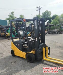 Xe nâng điện 1.5 tấn Komatsu FB15-12 năm 2020 đẹp bình ắc quy 2022 Mặt trước xe nâng điện 1.5 tấn