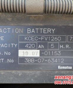 Xe nâng điện 3 tấn Komatsu FE30-1 sản xuất 2019 dịch giá siêu đẹp Tem bình ắcquy khô