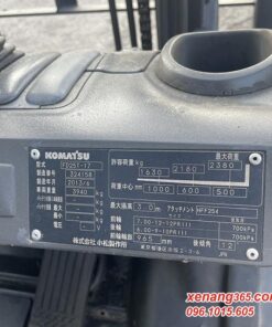 Xe nâng dầu 2.5 tấn Komatsu FD25T-17 số tự động 2013 siêu đẹp|Diesel forklift truck 2.5 ton Tem xe nâng FD25T-17