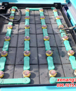 Xe nâng điện 1 tấn Komatsu FB10EX-8 sản năm 2000 chất lượng tốt Bình ắc quy xe nâng điện 1 tấn FB10EX-8