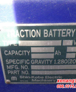 Xe nâng điện 1 tấn Komatsu FB10EX-8 sản năm 2000 chất lượng tốt Bình ắc quy xe nâng điện 1 tấn FB10EX-8