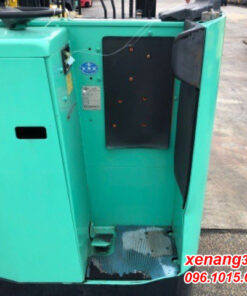 Xe nâng điện đứng lái 1.4 tấn Toyota 3FBR14 sản xuất 1986 hoạt động tốt giá rẻ Buồng lái