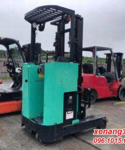 Xe nâng điện đứng lái 1.4 tấn Toyota 3FBR14 sản xuất 1986 hoạt động tốt giá rẻ Ảnh bên xe nâng điện đứng lái 1.4 tấn 3FBR14