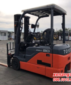 xe nâng điện 2 tấn 3 bánh Toyota 8FBE20 siêu đẹp|Electric forklift Mặt sau xe nâng điện 2 tấn 8FBE20-51337