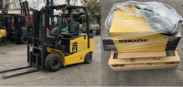 HƯỚNG DẪN SẠC XE NÂNG ĐIỆN KOMATSU FE25-1, FE30-1 MỚI NHẤT 2024 Hướng dẫn sạc xe nâng điện Komatsu FE25-1 FE30-1