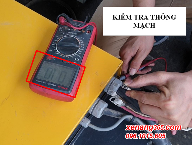 HƯỚNG DẪN ĐẤU NỐI BIẾN ÁP VÀ SẠC XE NÂNG KOMATSU FE25-1, FE30-1 CÓ BỘ SẠC RỜI TOÀN ĐÚNG CÁCH 2024 Kiểm tra dây trung tính bằng đồng hồ