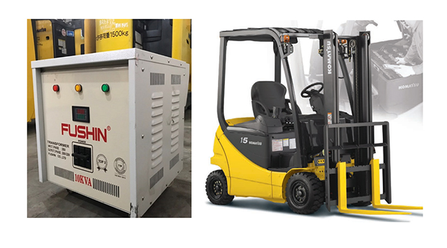 HƯỚNG DẪN ĐẤU NỐI BIẾN ÁP VÀ SẠC XE NÂNG CÓ BỘ SẠC LIỀN