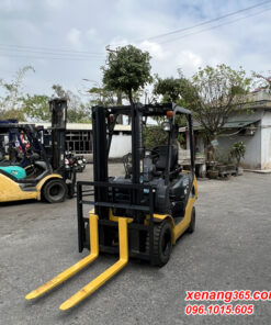 Xe nâng xăng 1 tấn Komatsu FG10T-21 số tự động chạy 1300h sản xuất 2017 Mặt trước xe nâng xăng 1 tấn Komatsu FG10T-21