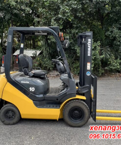 Xe nâng xăng 1 tấn Komatsu FG10T-21 số tự động chạy 1300h sản xuất 2017 Mặt bên xe nâng xăng 1 tấn Komatsu FG10T-21