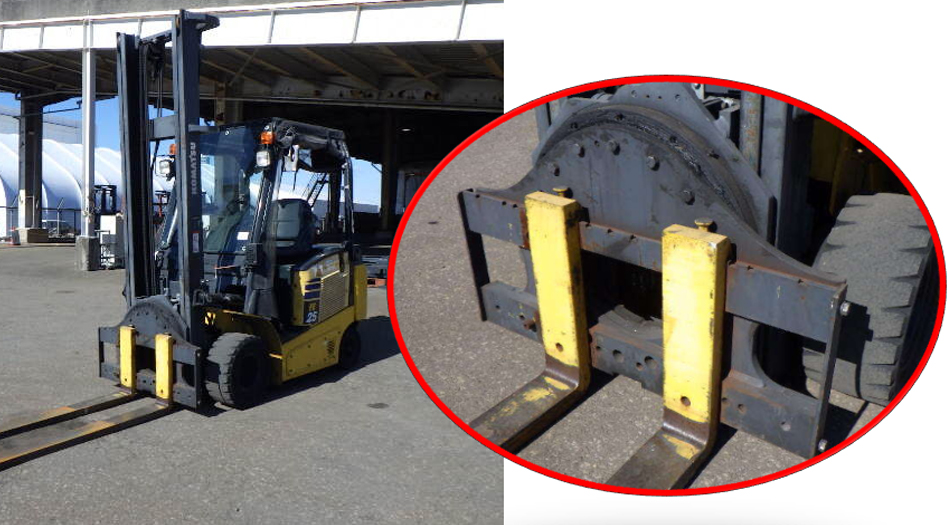 Mâm xoay xe nâng điện 2.5 tấn