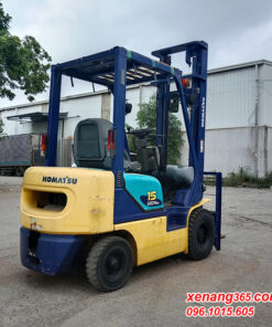 Xe nâng xăng 1.5 tấn Komatsu FG15C-17-chạy 500h số sàn cao 4m| Gasoline forklift Mặt sau xe nâng xăng 1.5 tấn Komatsu FG15C-17 634338