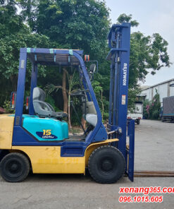 Xe nâng xăng 1.5 tấn Komatsu FG15C-17-chạy 500h số sàn cao 4m| Gasoline forklift Mặt bên xe nâng xăng 1.5 tấn Komatsu FG15C-17 634338